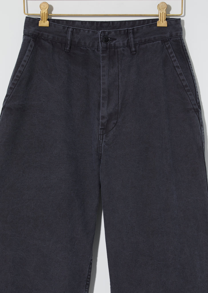 Women's Cotton Serge Work Pants — Black
