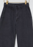 Women's Cotton Serge Work Pants — Black