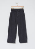 Women's Cotton Serge Work Pants — Black