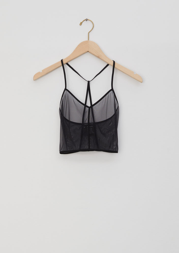 Soft Tulle Black Bralette