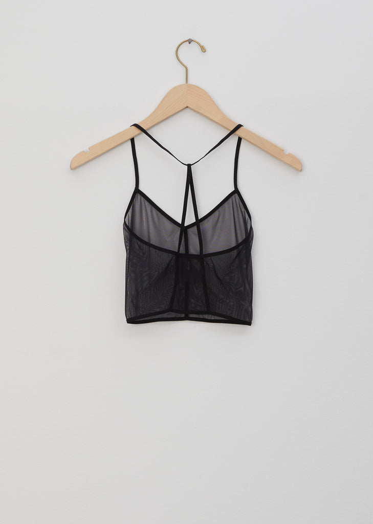 Soft Tulle Black Bralette