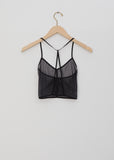 Soft Tulle Black Bralette