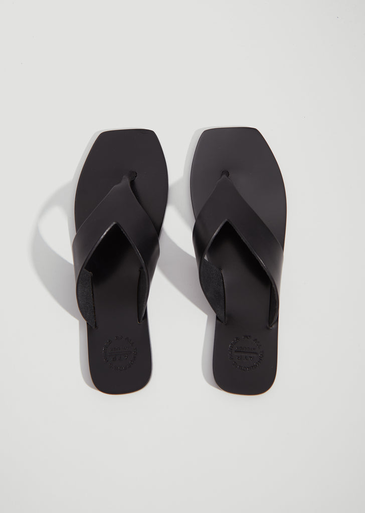 Merine Vacchetta Sandal  — Black