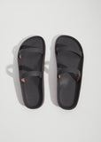 Line Sandal — Charcoal