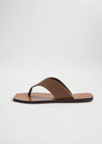 Merine Vacchetta Sandal — Khaki Brown