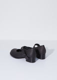 Round Toe Strap Pumps
