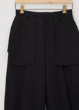 Wool Exposed Pocket Pants
