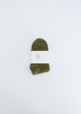Buckle Overankle Socks — Maple Green