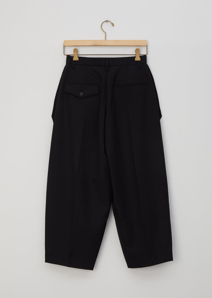 Wool Exposed Pocket Pants