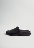 Structured Leather Slides
