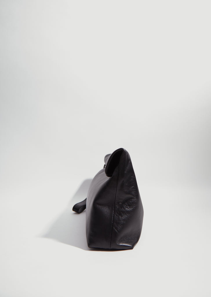 Folded Leather Clutch