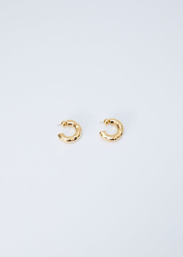 Small Giacometti Hoops — Gold