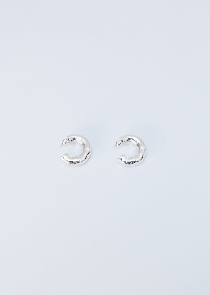 Large Giacometti Hoops — Silver