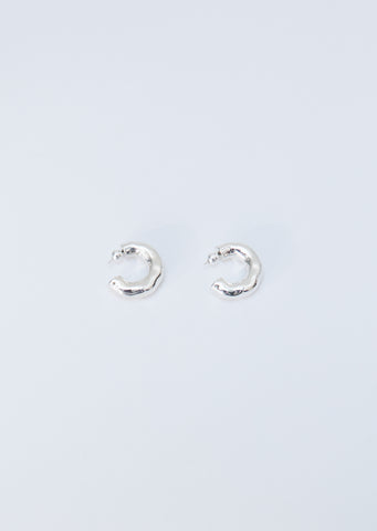 Large Giacometti Hoops — Silver