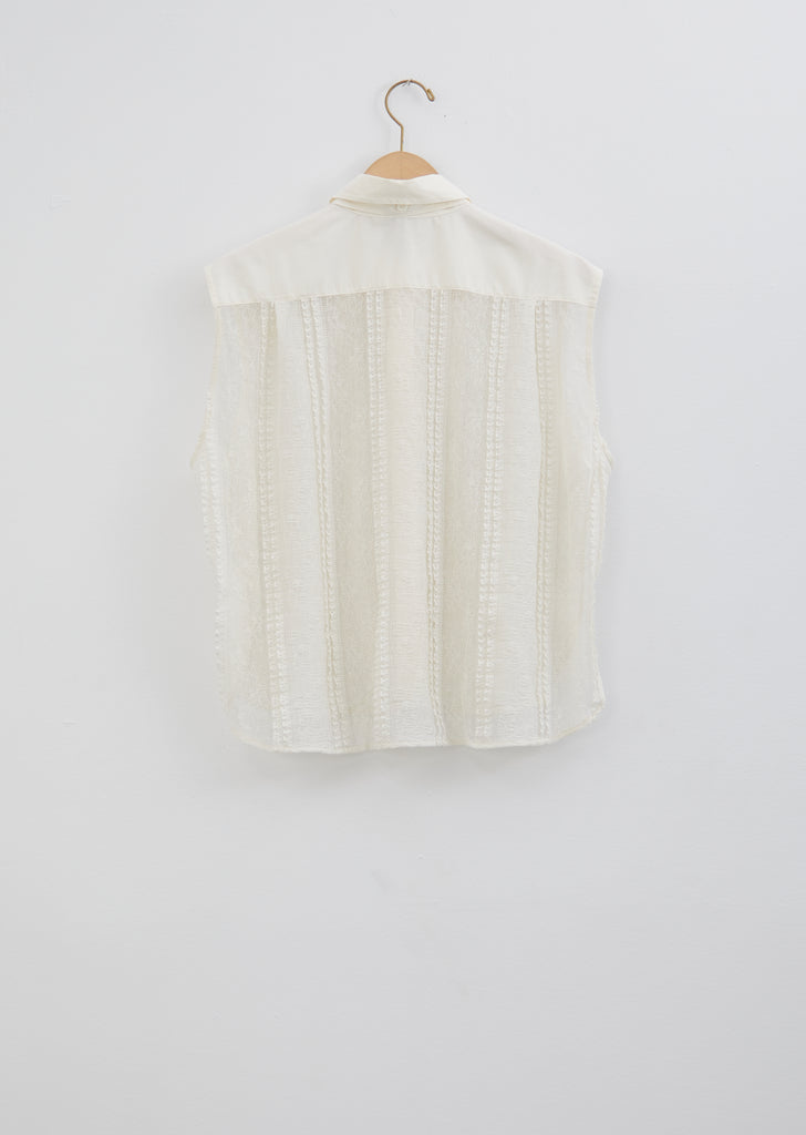Panelled Lace Blouse