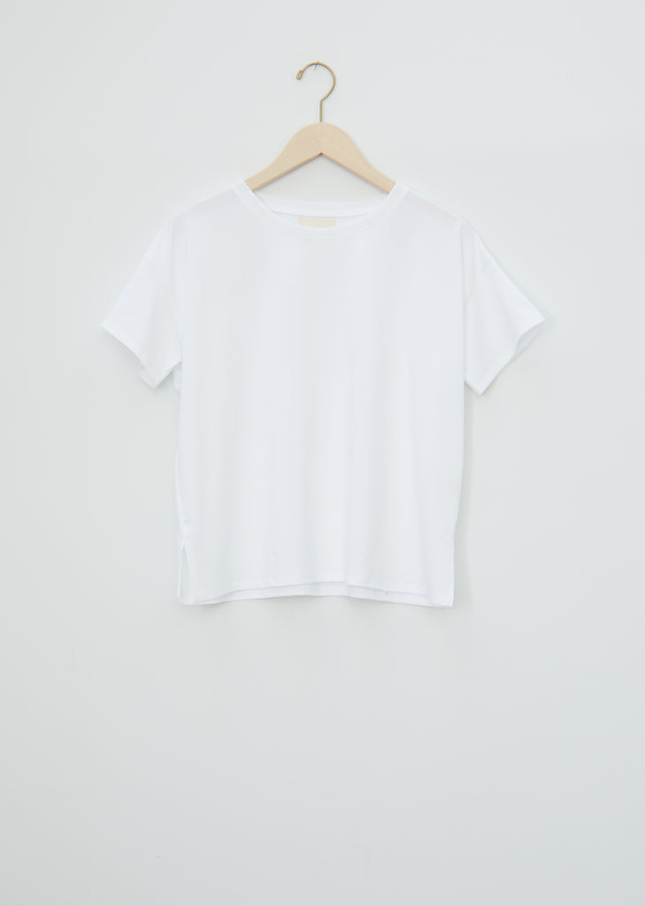 Basiluzzo Cotton Supima T-Shirt — White