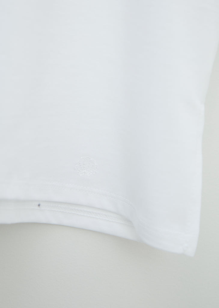 Basiluzzo Cotton Supima T-Shirt — White
