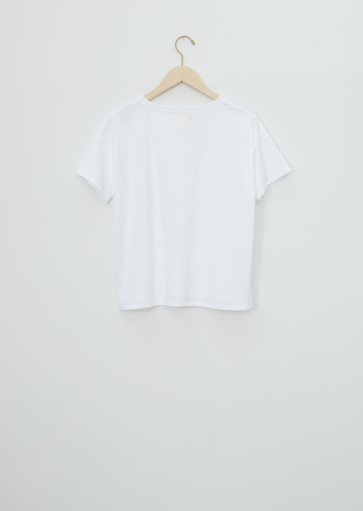 Basiluzzo Cotton Supima T-Shirt — White
