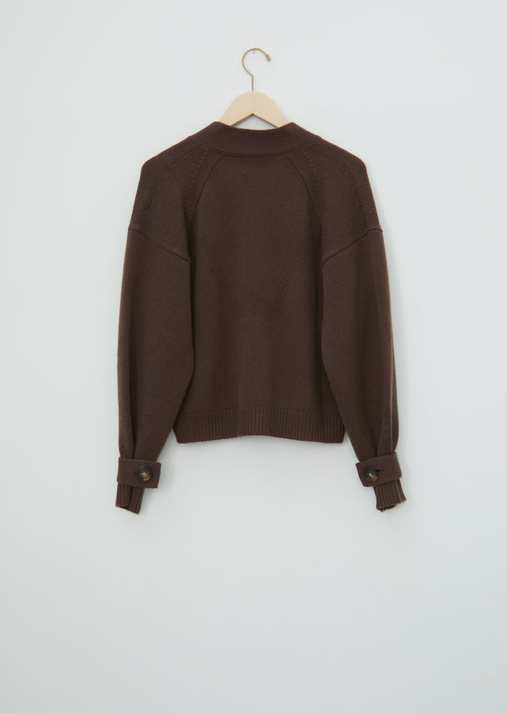 Tiberine Wool & Cashmere Cardigan