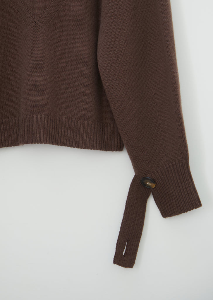 Tiberine Wool & Cashmere Cardigan