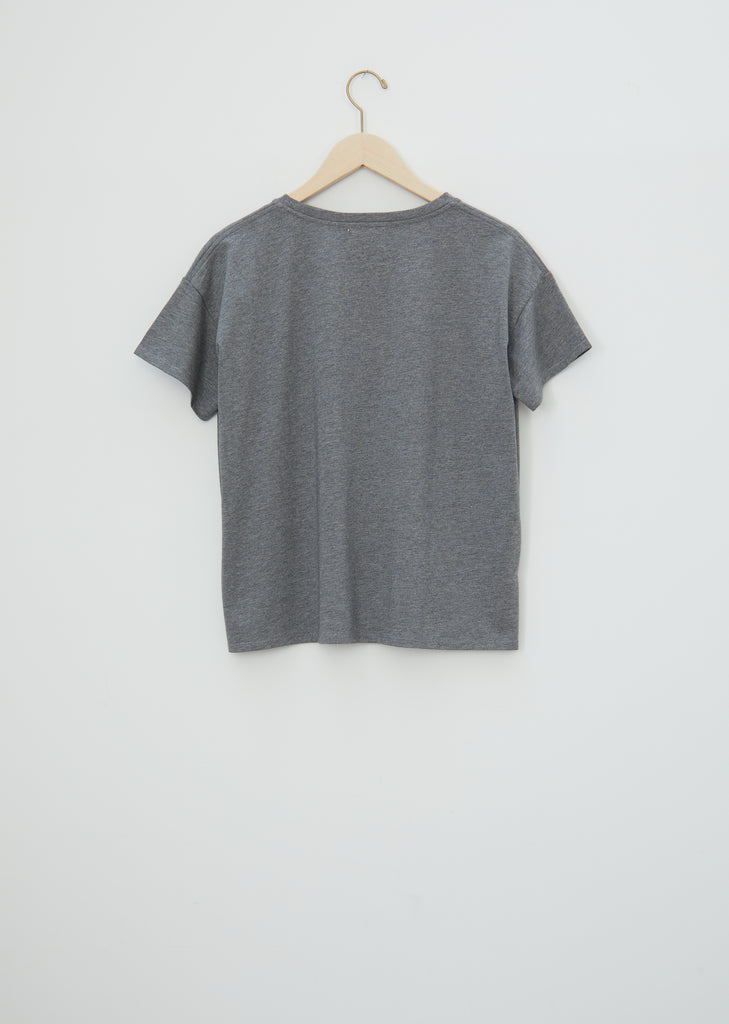 Basiluzzo Cotton Supima T-Shirt — Grey Melange
