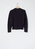 Mock Neck Sweater — Navy