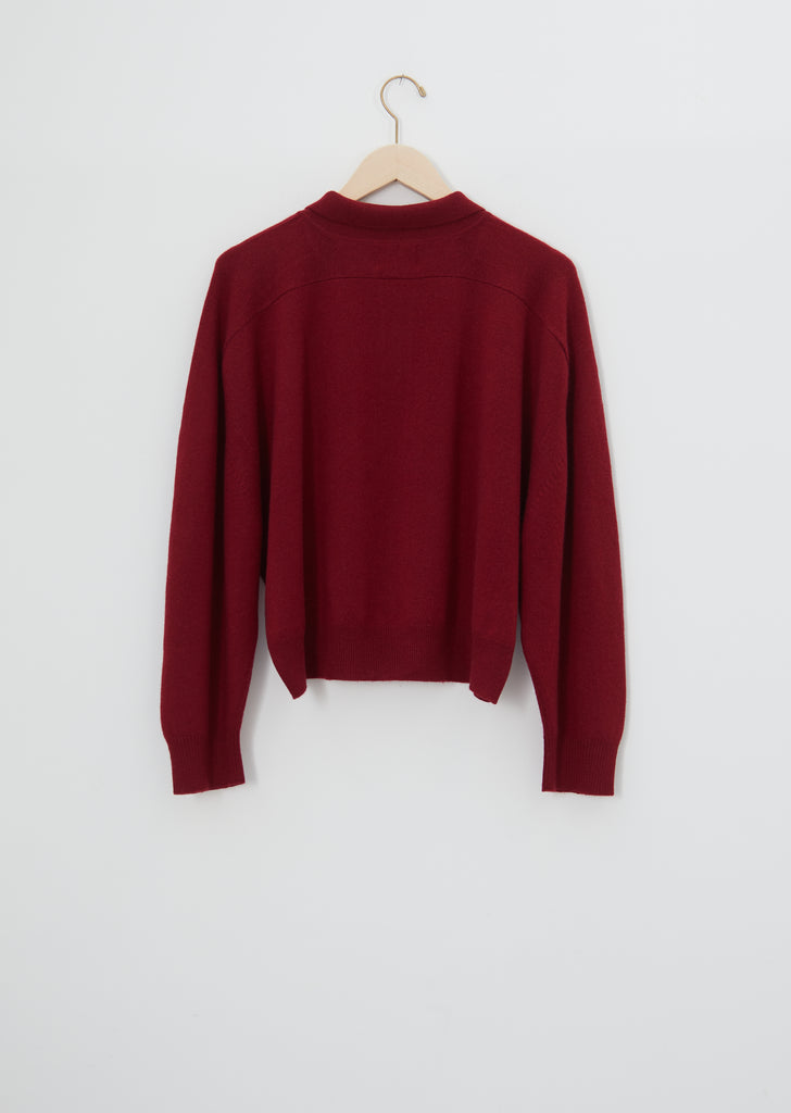 Forana Cashmere Shirt — Bodeaux