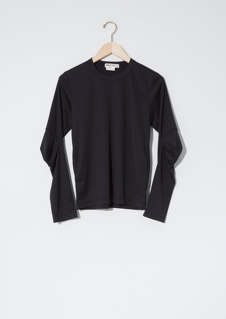 Long Sleeve Elbow T Shirt — Black