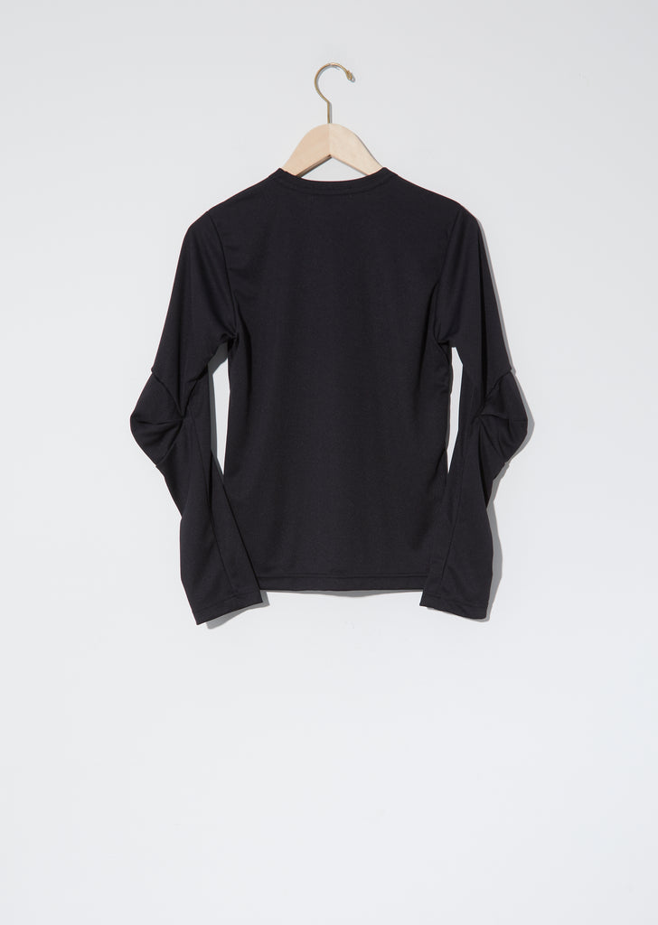 Long Sleeve Elbow T Shirt — Black