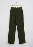 Pleated Linen Trouser