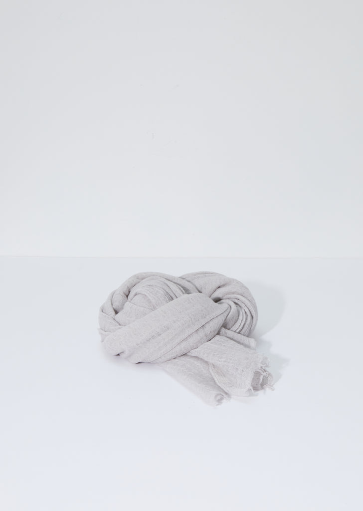 Iris60 Wool & Cashmere Mega Scarf — Ice Grey