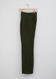 Pleated Linen Trouser