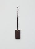 Leather Neck Pouch — Dark Brown