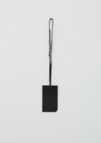 Leather Neck Pouch — Black