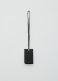 Leather Neck Pouch — Black