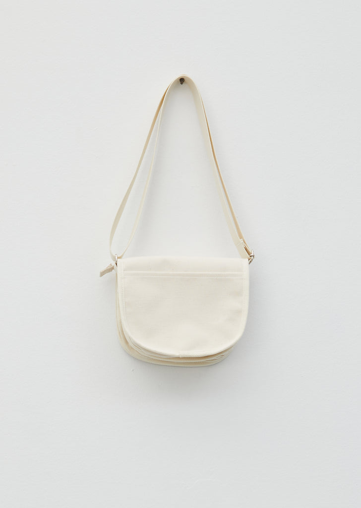 Canvas Crossbody Bag — Ecru