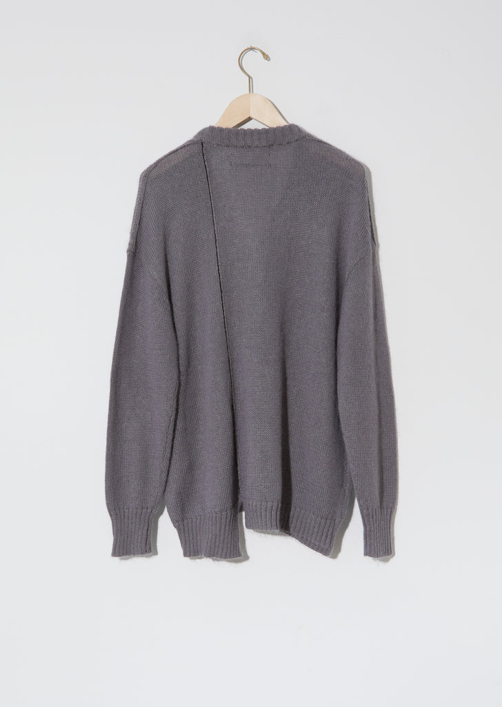 Lab Cardigan — Concrete