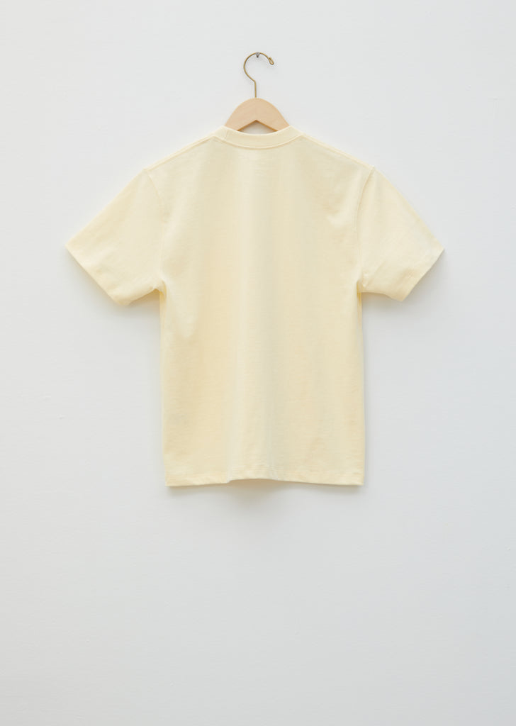 Unisex Pocket Tee — Cream