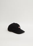 Cotton Twill Baseball Cap — Black