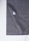 Linen Kitchen Cloth — Navy / Natural