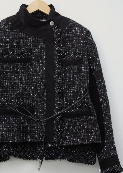 dium summer tweed over size jacket ブラック Black Tweed Sommers Jacket | Tuckernuck