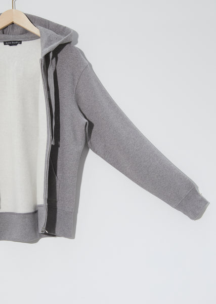 [RECTO] / ☆ 25SS LOGO DETAIL HOODIE ZIP-UP / MELANGE GREY RECTO - Official Website