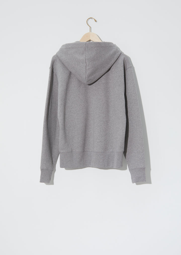 Unisex Ferris Zip Face Hoodie — Light Grey Melange