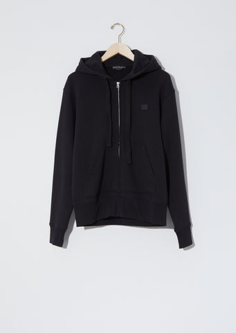 Unisex Ferris Zip Face Hoodie — Black