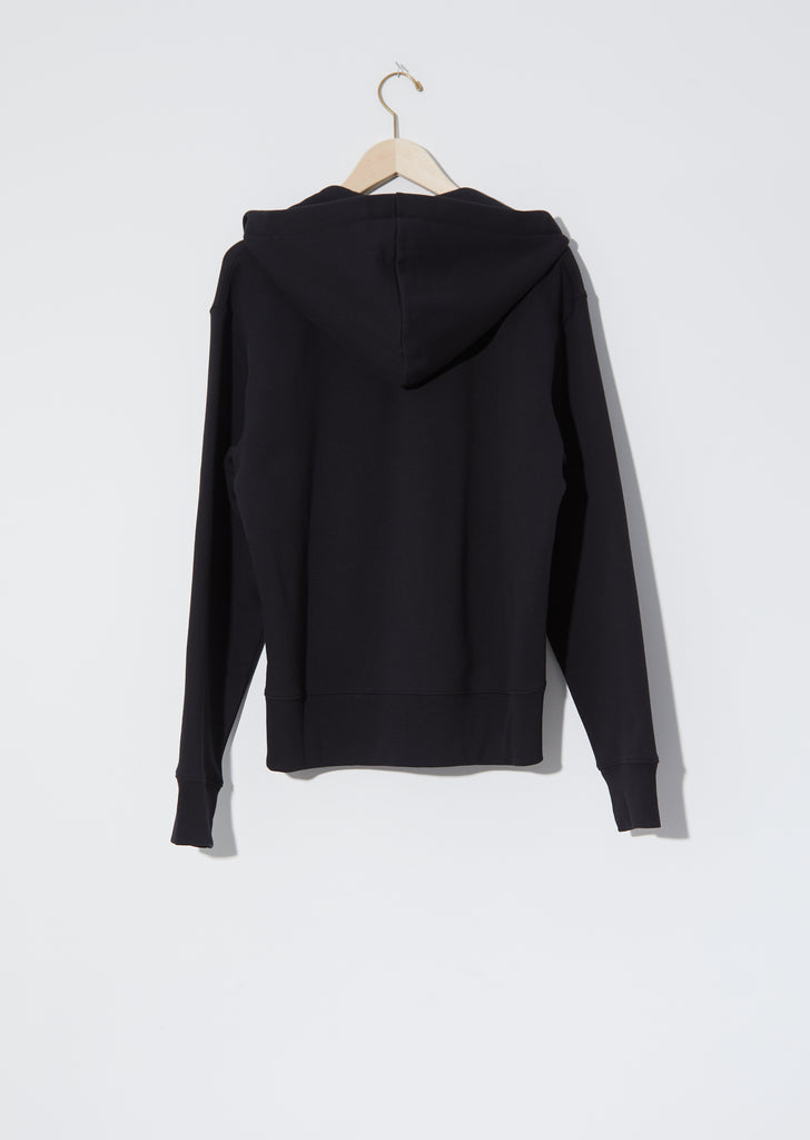 Unisex Ferris Zip Face Hoodie — Black