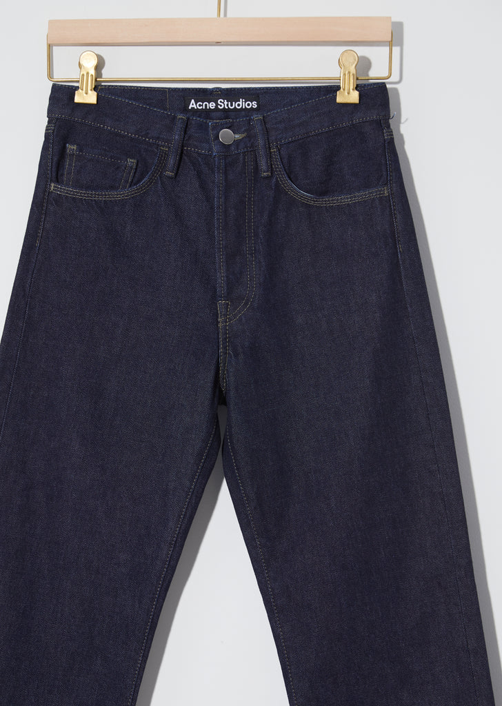 Unisex 5-Pocket Face Denim — Indigo Blue