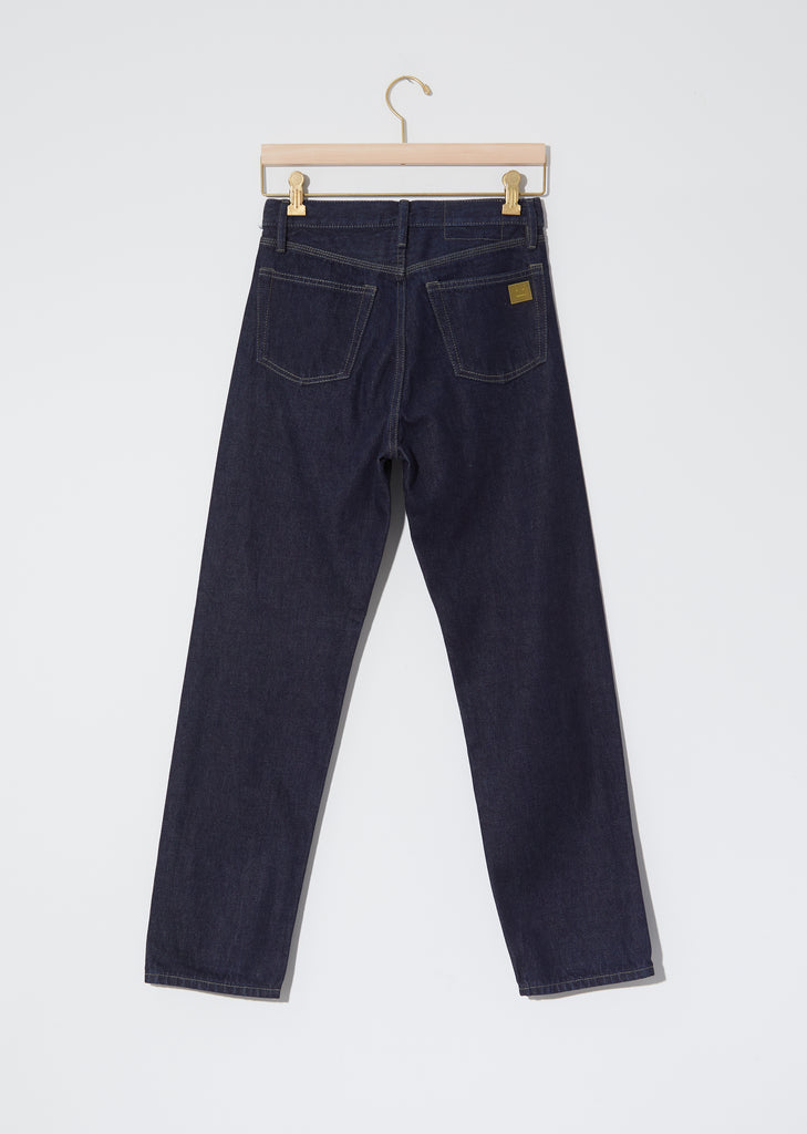 Unisex 5-Pocket Face Denim — Indigo Blue