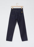Unisex 5-Pocket Face Denim — Indigo Blue