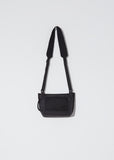 Unisex Agios Plaque Face Bumbag — Black