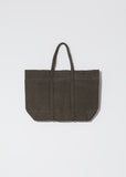 Washed Canvas 6-Pockets Tote, Medium — Khaki